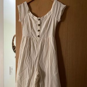 AE cream jumpsuit